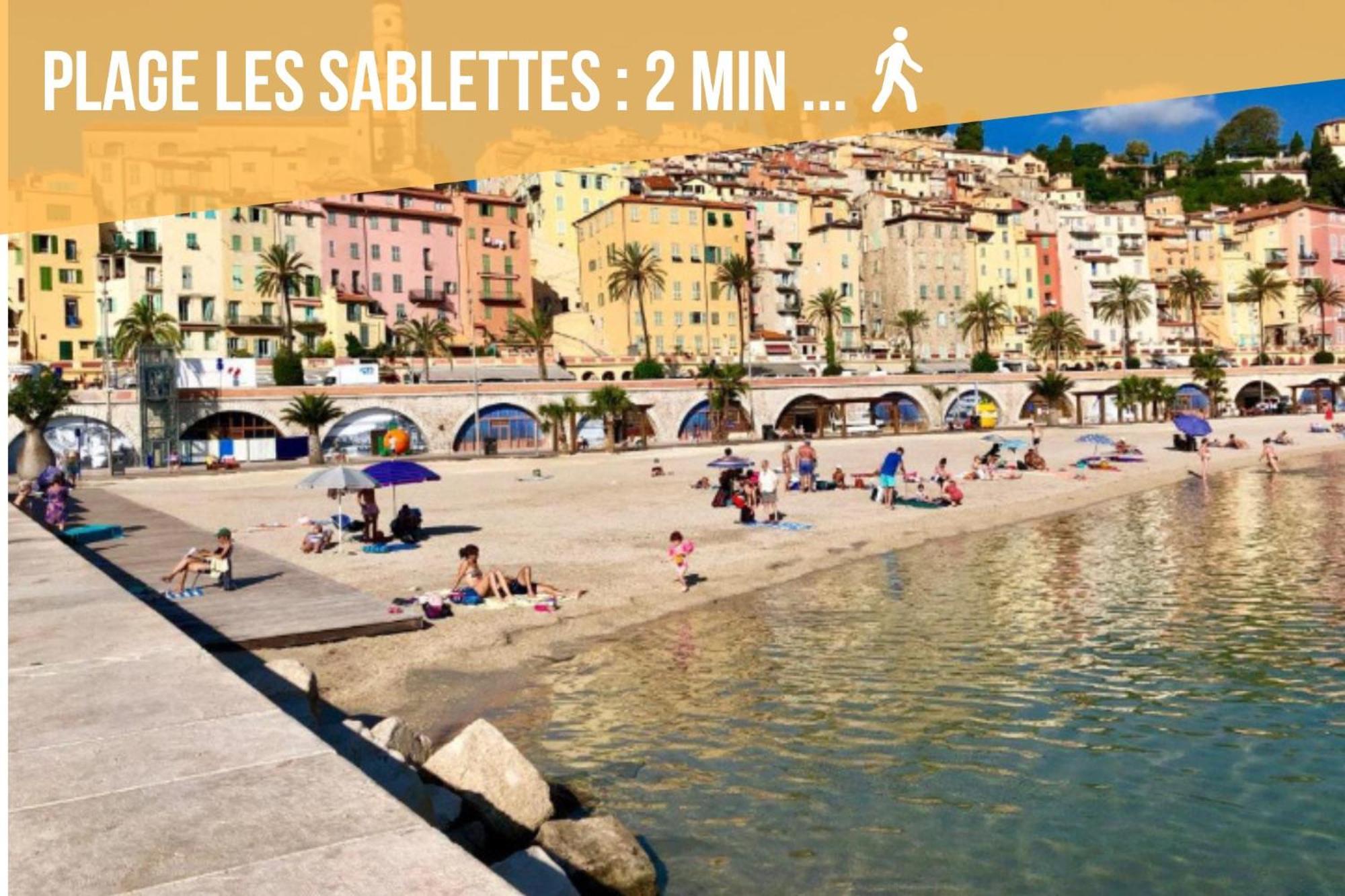 Ou Mentounasc - Duplex Vieille Ville Menton - Free Parking Zewnętrze zdjęcie